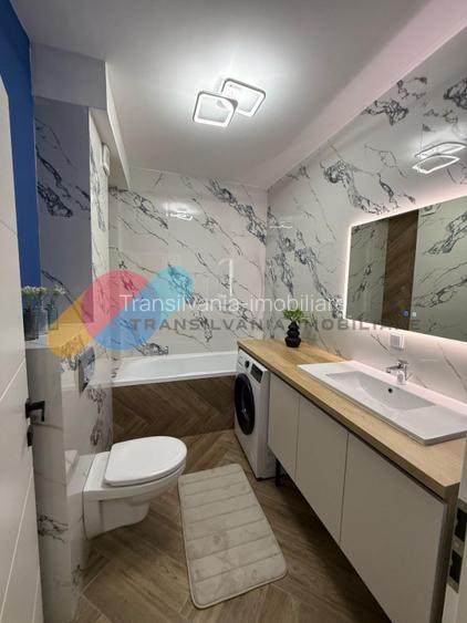 Apartament 3 camere 54mp + gradina, mobilat si utilat modern - Floresti - 12