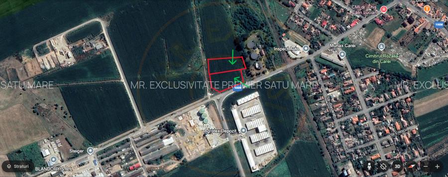 Teren Intravilan Industrial 13.164 mp, Zona Constantin Mille-Carei-Comision 0% - 7