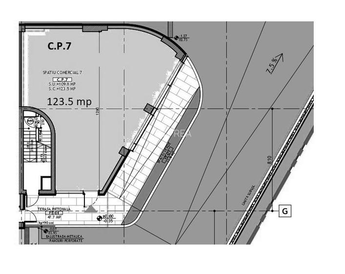Sp. Com 124 mp 6 m inaltime, One Verdi Park - 2