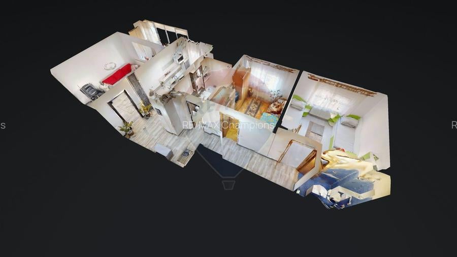 Apartament 3 camere, 2 băi, 2 parcări de vânzare zona Avantgarden 2 - 4