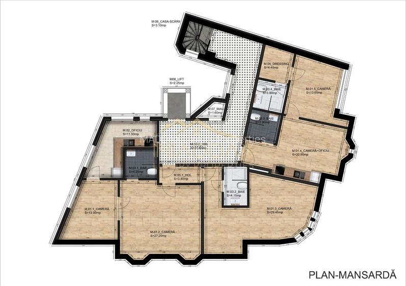 Spatiu Apartamente/ Hotel //​ ​1027.80 mp // Zona Obor - 5