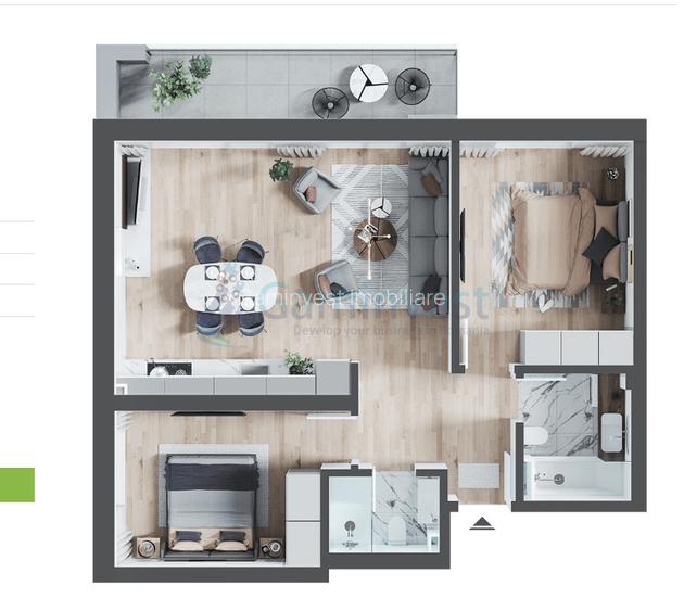 Apartament nou finisat 3 camere bloc nou Calea Aradului, Oradea - 2