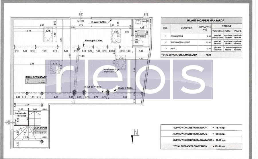 INCHIRIERE VILA CADEREA BASTILIEI | 240MP | PRETBAIL BIROU | PARCARE - 1