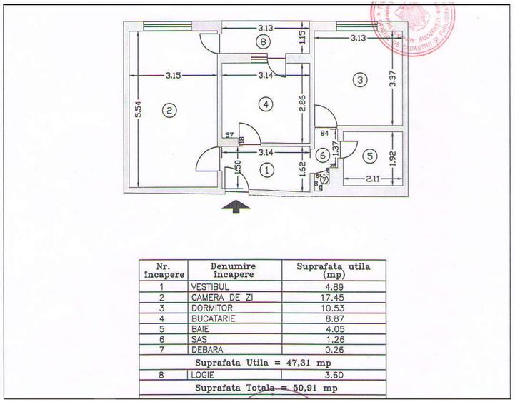 2 camere decomandat - Metrou Aparatorii Patriei - Etaj Intermediar - 1