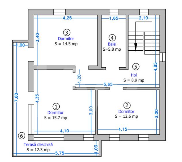 Casă individuală modernă P+1 | 120 mp utili | Teren 486 mp | Șura Mică - 5