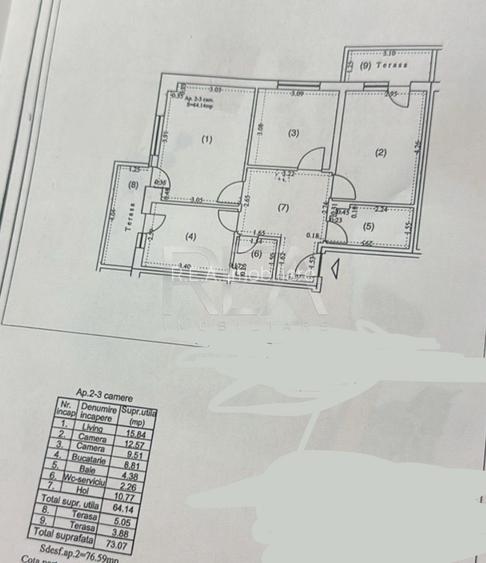 3 camere- Confort Urban- Loc de Parcare - 11