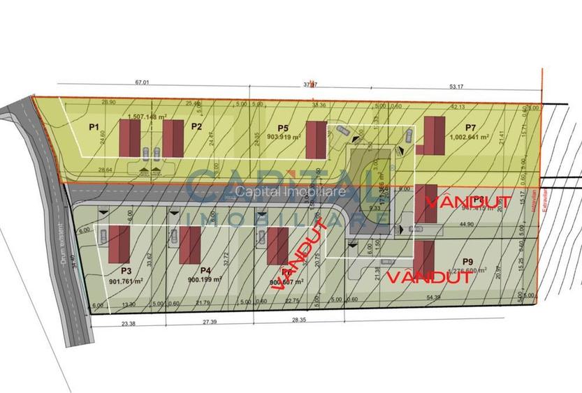 Teren intravilan 1500 mp, Salicea - 2