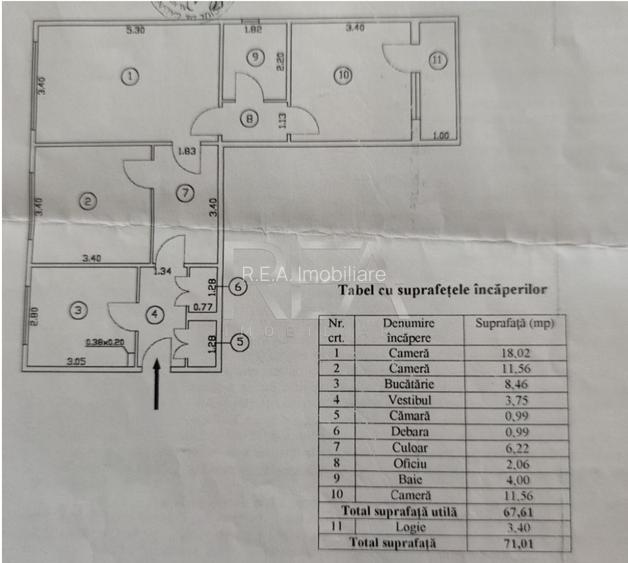 3 camere-71mp-centrala proprie-Boxa-Brancoveanu - 15