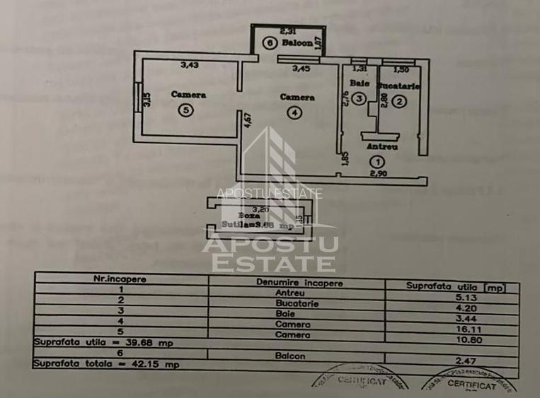 Apartament 2 camere de vanzare, zona Telegrafului/Isho, Timisoara - 11
