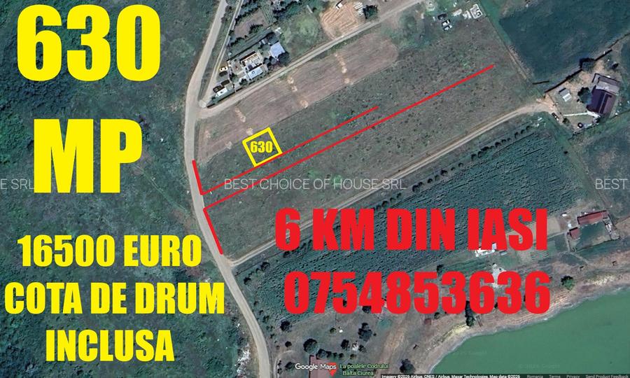 Bucium, 630 mp , 14000 euro,NUMAI 6 km din Iași, ZONĂ SUPERBĂ!!! - 5