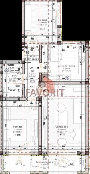 Decomandat. Terasa generoasa. Spatiu de depozitare in Pod. - 1