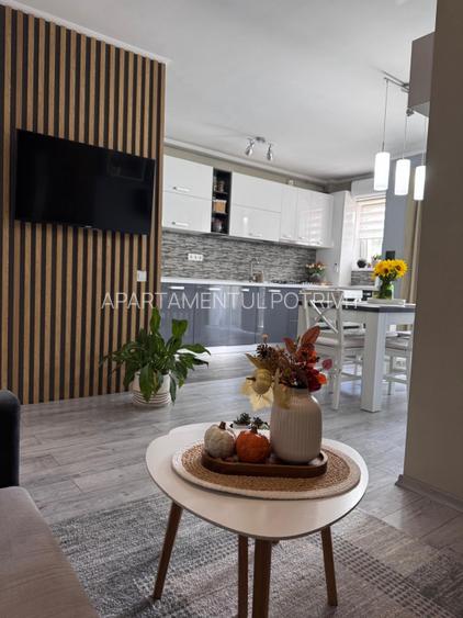 Apartament modern cu 2 dormitoare si  balcon  - Etaj 2/4 - 2