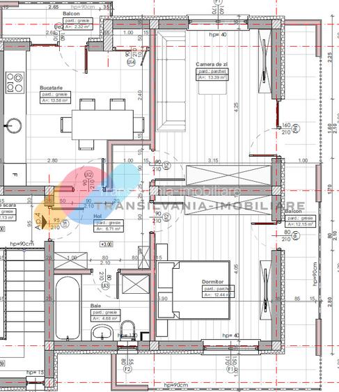 Apartament 3 camere, 50 mp utili-Apahida - 8