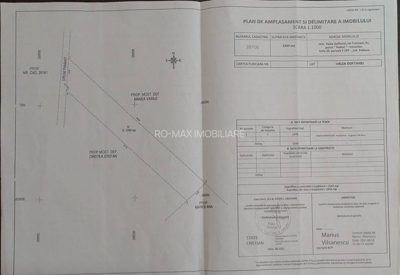 Teren intravilan la baza pădurii Valea Doftanei sat Traisteni (poduri) - 9