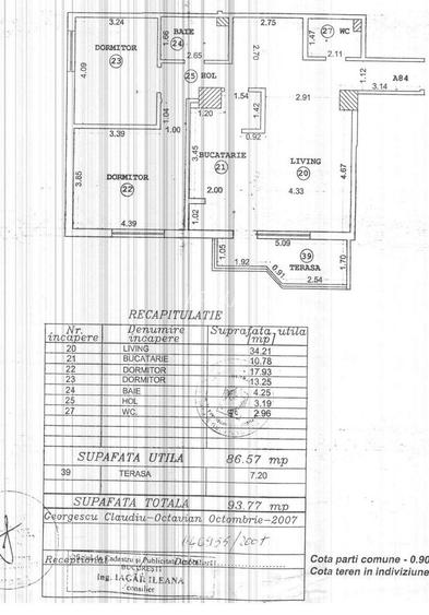 3 Camere 86mp Rond Piata Alba Iulia Unirii Decebal Burebista bloc 2007 - 9