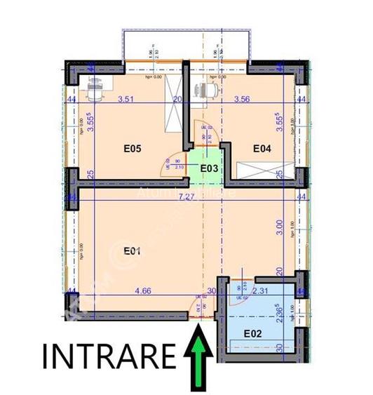 Apartament de 3 camere cu balcon si 2 locuri parcare zona Turnisor - 7