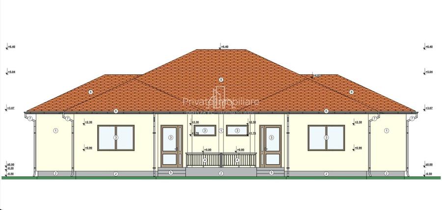 Duplex in stadiu de proiect, zona Baragan, Sighisoara - 11