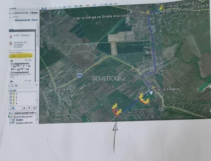 Teren Ciorogirla - Darvari intravilan construibil, 30000mp. - 4