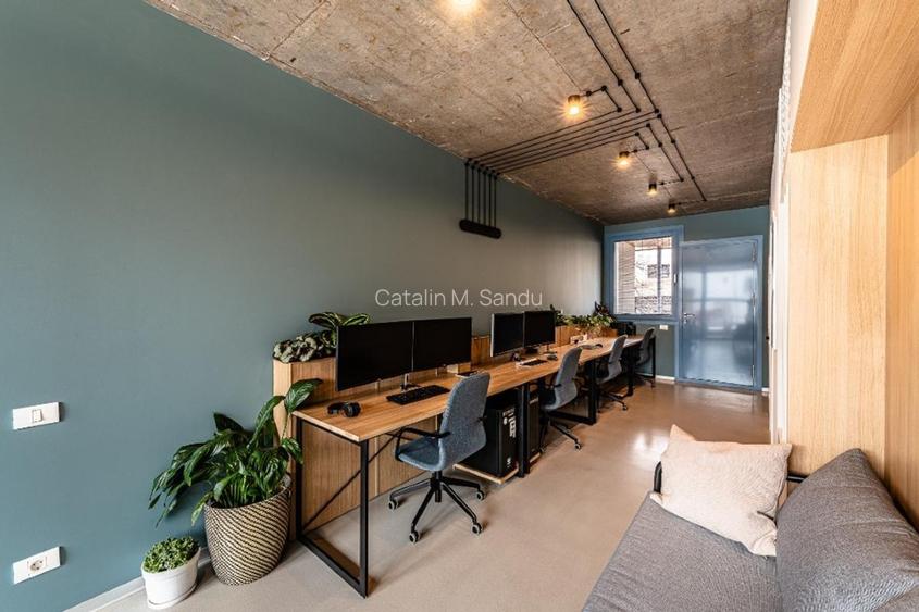 Birou amenajat premium, mobilat, ideal studio sau firmă mică - 7