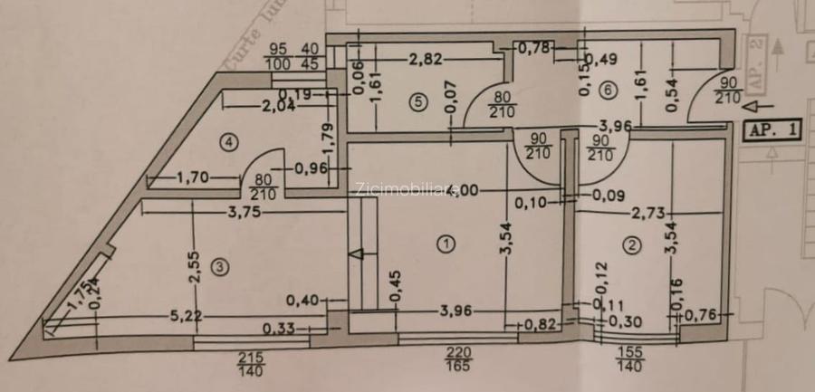 Apartament 2 camere mobilat utilat Dr. Gazarului - 1
