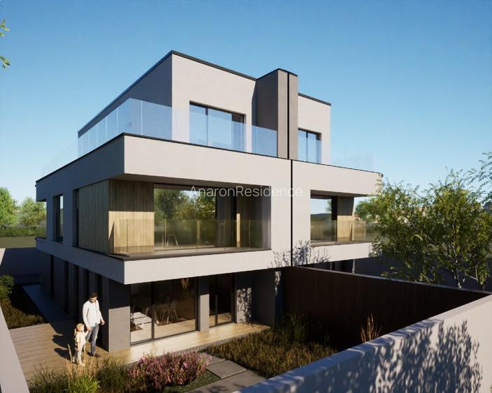 Vile premium individuale S+P+1E+2R, subsol, 4 dormitoare, living, curte proprie - 4