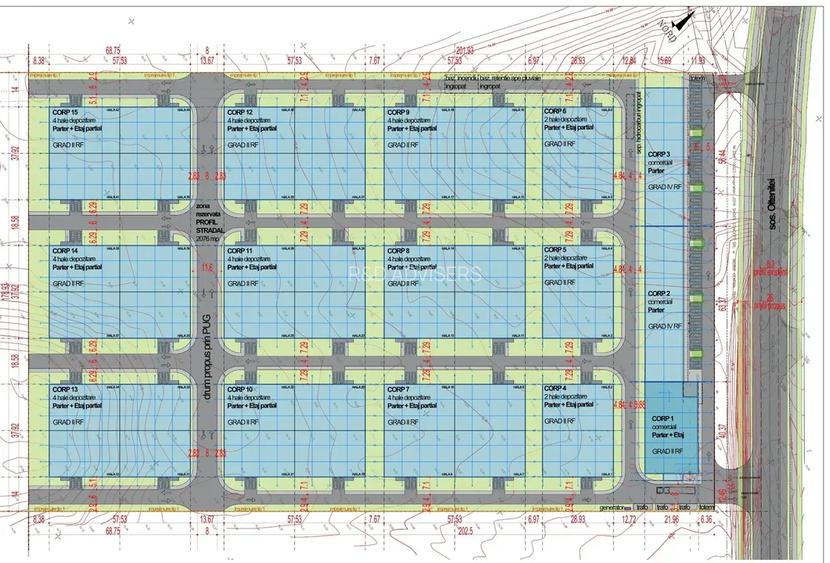 Hale industriale modulare cu birouri, utilitati, parc logistic securizat - 8