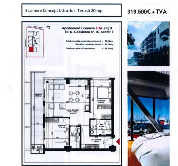 Apartament 3 camere – Concept Ultra-Lux AVIAȚIEI - 8