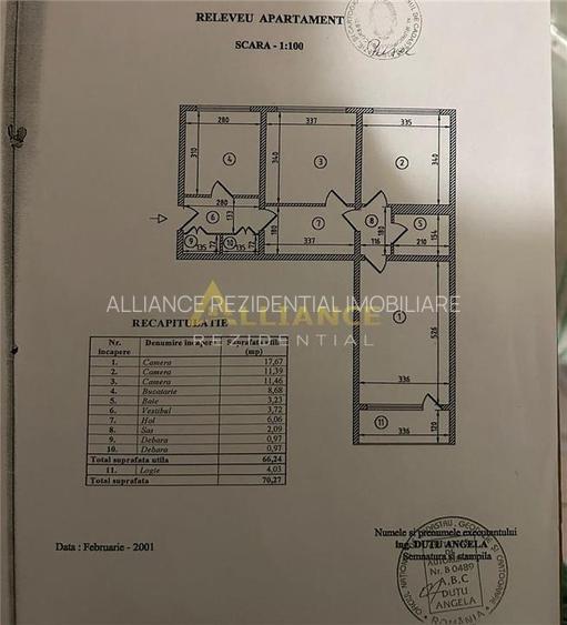 De vanzare apartament 3 camere, situat pe strada Turnul Magurele, intr-un bloc c - 15