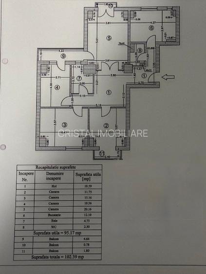 Vanzare Apartament 4 Camere  Zona Unirii - Lux - 16