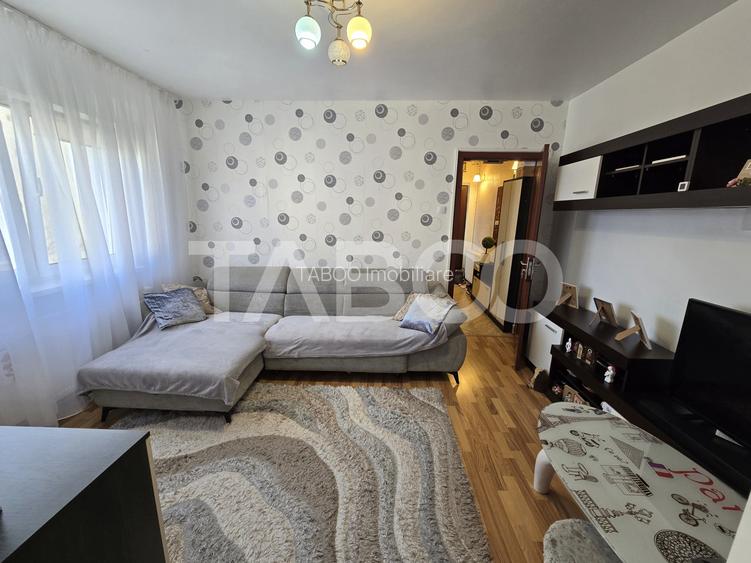 Apartament cu 2 camere mobilat utilat pivnita 4 mp Vasile Aaron Sibiu - 2