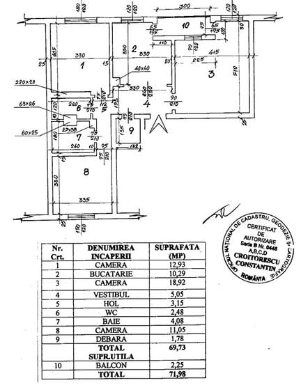 3 camere | centrala proprie | bloc an 1991 | 500 m Metrou Lujerului - 8