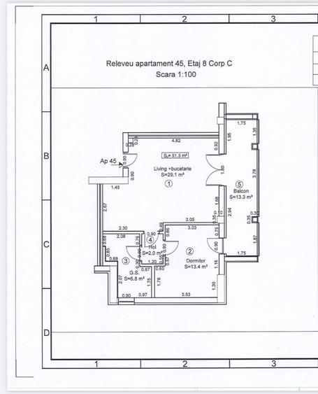 Apartament cu 2 camere nou, nelocuit | Etaj 8 | Parcare subterană inclusă - 14