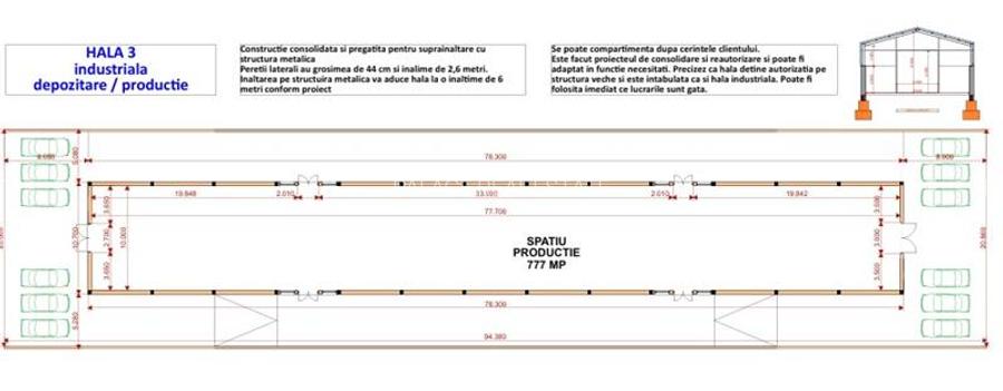 Hale industriale, fabrica de mobila la cheie de vanzare, zona Horlesti - 7
