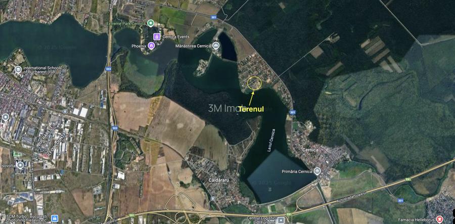 Teren de vanzare Cernica-Priveliste la Lac-Dubla Deschidere-Utilitati-Urbanism - 3