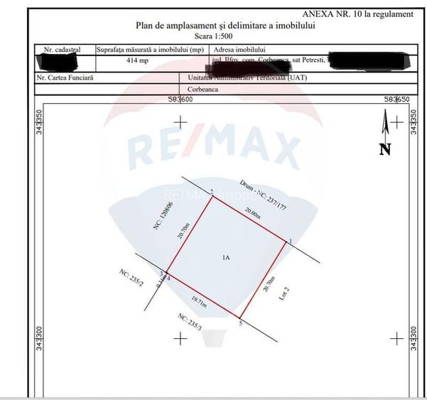 Vanzare teren casa Corbeanca Petresti Parc 414mp certificat urbanism - 6
