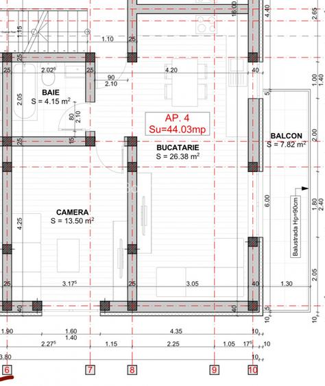 BLOC CU LIFT, APARTAMENTE CU 2 CAMERE, ZONA ESSO - 6