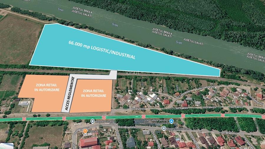 TEREN INDUSTRIAL/LOGISTIC SENDRENI - GALATI 66.000 mp - 4