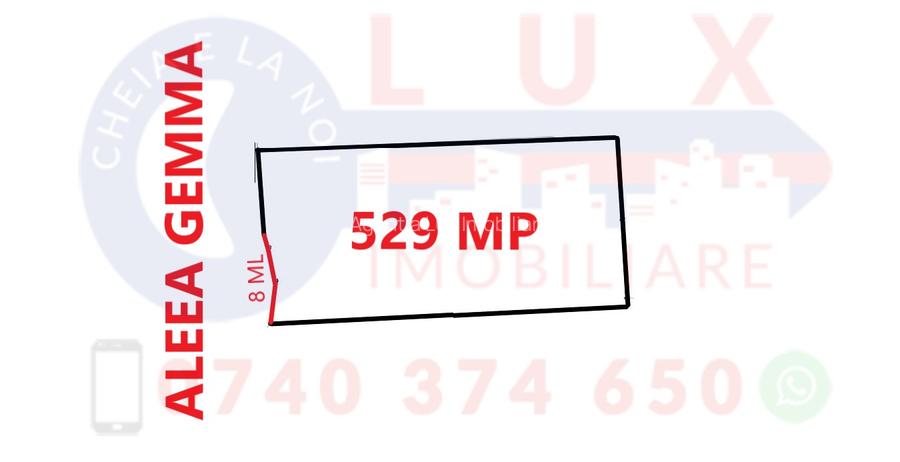 ID 7589 EXCLUSIVITATE - Teren pentru casă - Aleea Gemma - 2