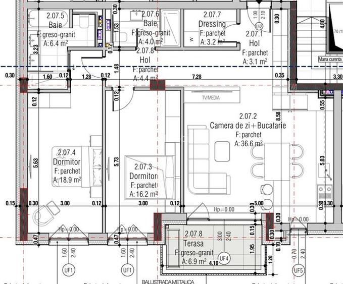 Apartament 3 camere in bloc nou, in apropiere de Piata Cipariu, Cartier Gheorghe - 5