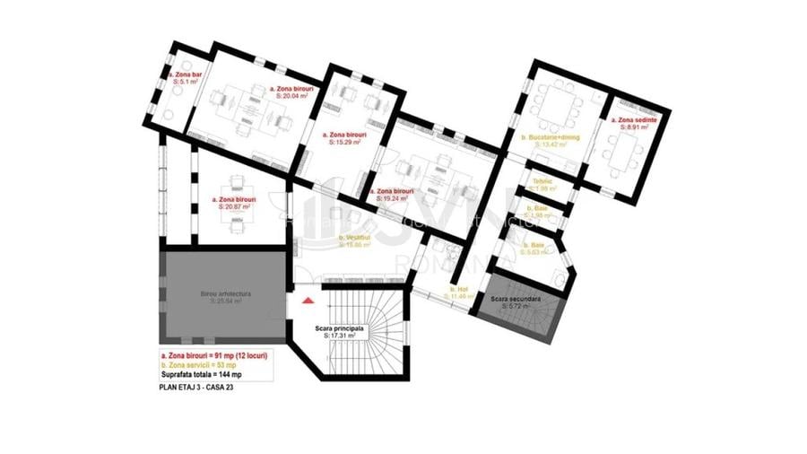 REC3001694 Spatiu comercial pentru BIROURI I Piata Romana I - 9