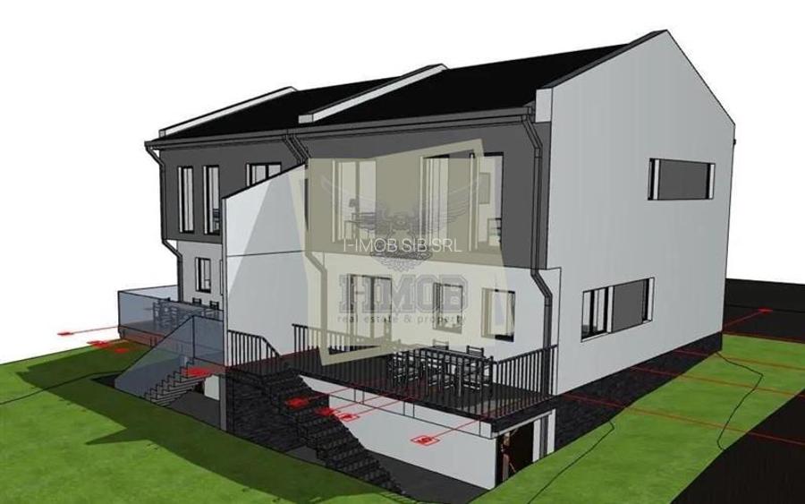 Casa cu 4 camere 2 bai si 300 mp teren in zona Calea Cisnadiei - 15
