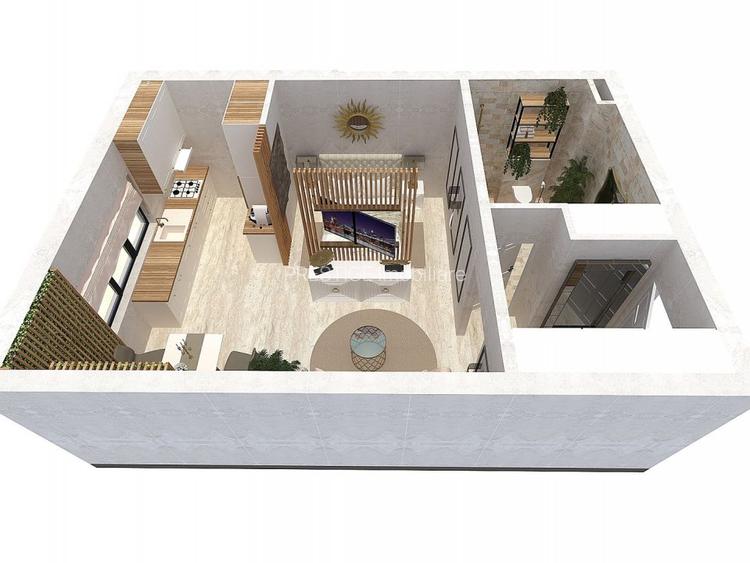 Apartament nou cu 2 camere de vanzare in Complexul Brubus -Santandrei - 12