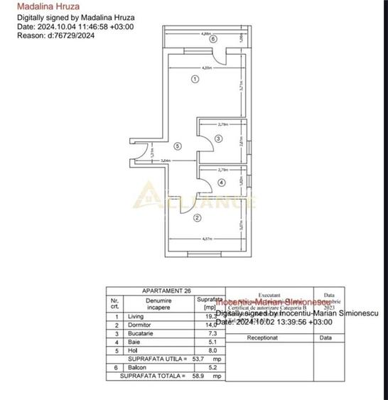 Apartament 2 camere decomandat – lux, complet mobilat si utilat, etaj 4/6, Drumu - 13
