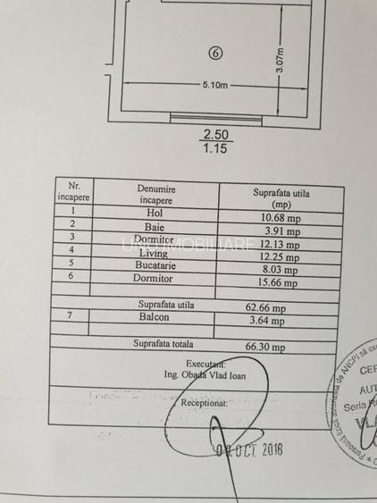 3 Camere D. 66mp Etajul 1/3 - Rediu - Mobilat - Loc de parcare - Bloc NOU - 7