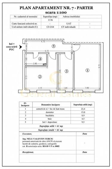 Apartament 2 camere | 61 mp | Tractorul | Ideal locuință sau birou - 13