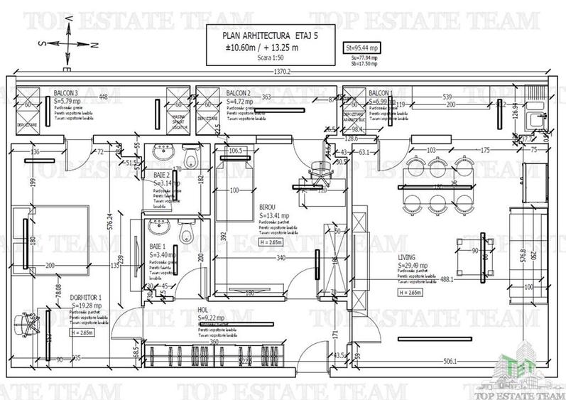 Apartament 3 camere, 2 bai | 95mp | Metro Militari - 10 min M. Preciziei - 8