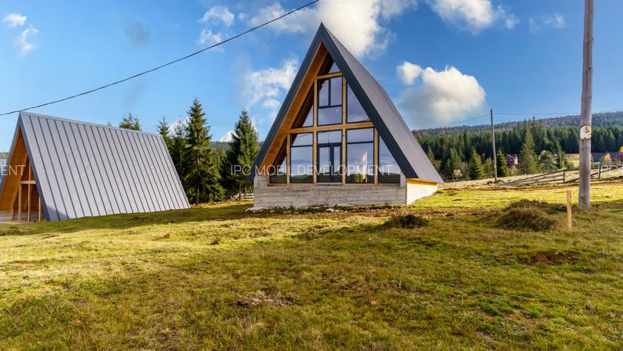 Cabana A-Frame semifinisată în Smida – 115 mp utili, teren 700 mp - 2
