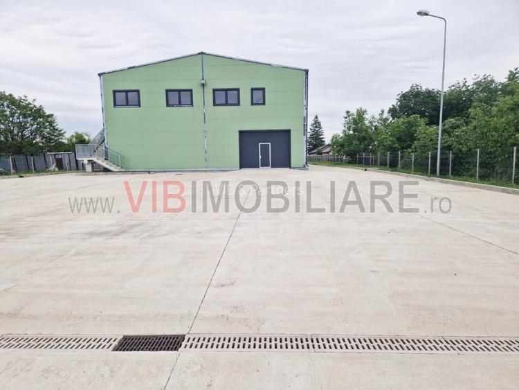 Depozit -hala de 1262m2 la intrarea in Crevedia teren 5.000mp - 2