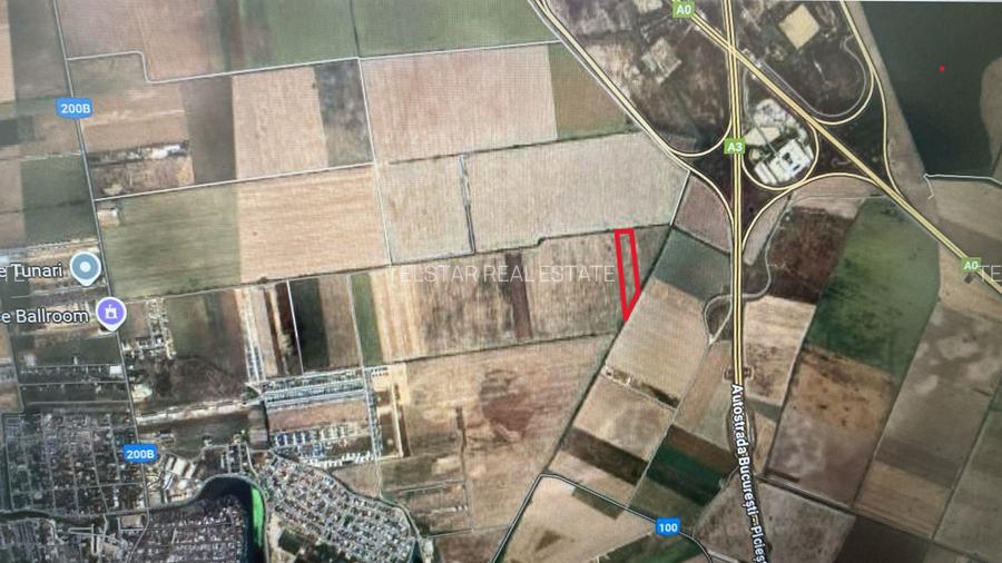 Teren intravilan cu potential! 11900 mp, DJ200, A0, A3, DJ 100, Tunari, IF - 8