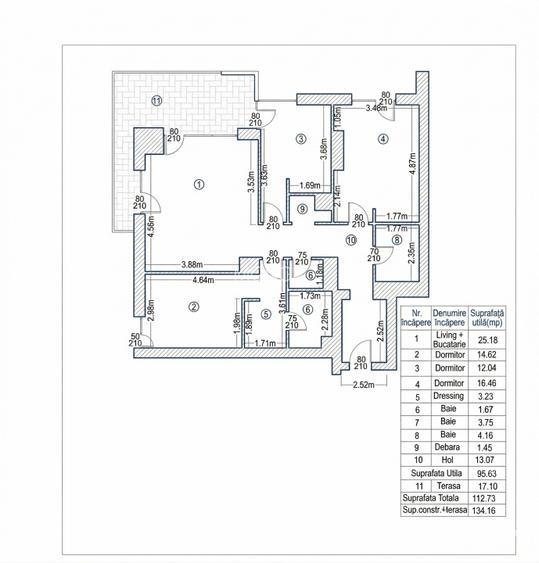 Apartament 4 camere 96mp + 17mp terasa | 0 comision | Iancu Nicolae - Privigheto - 5